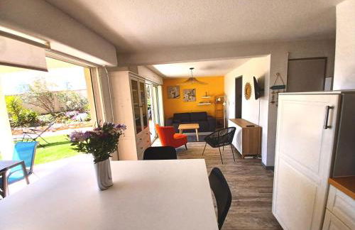 Plain-pied Jardin 6 personnes Clim Vue Mer Parking Wifi Terrasse Piscine dans la résidence - Foto 11