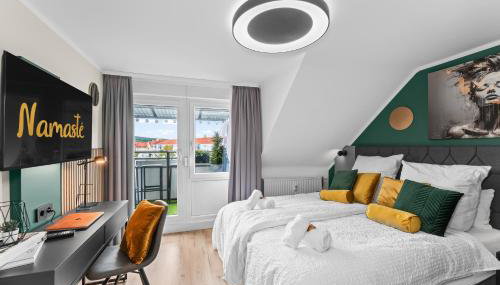 NAMASTÉ Homes - Ferienwohnung mit Balkon - Garage - Foto 3, towels