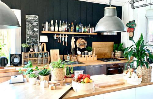 Maison ambiance cabane exotique climatisée piscine & spa 3 chambres 6 personnes - Photo 7