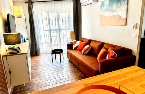 T1 bord de mer avec piscine dans residence privée - Foto 6