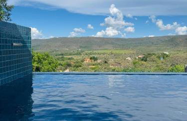 Casa Hari Veadeiros - piscina, ar condicionado e vista maravilhosa! - Foto 24