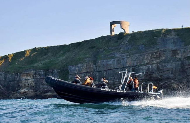 Balade en bateau à moteur sur la côte de Gijón - Photo 7
