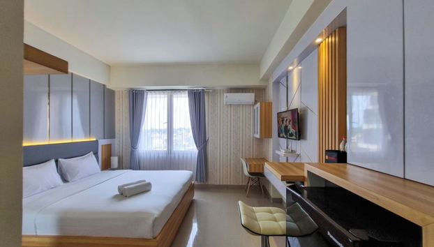 Best Place And Cozy Studio At Altuz Seturan Yogyakarta Apartment - Foto 5, Habitación