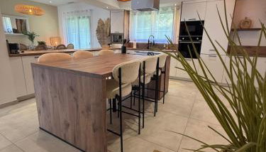 Villa neuve piscine Bali Spa Vue Pyrénées 5 min Cité - Foto 5