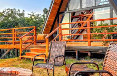 Chalé Recanto - ofurô, banheira, vista, cachoeira e lago em Alexânia - Foto 29