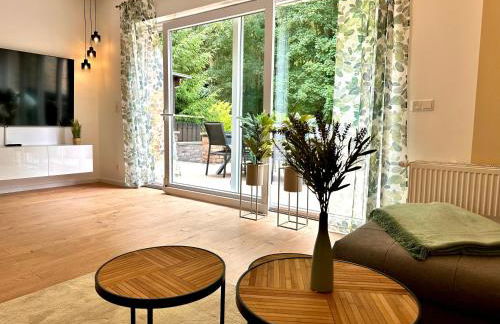 Haus am Wald mit Whirlpool, Garten, Kamin und voll ausgestatteter Küche - Foto 47