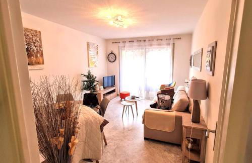 Charmant 2 pièces, traversant, clim, wifi, parking - Foto 7