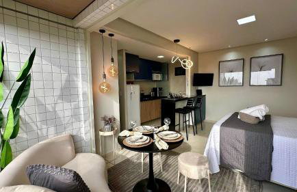 (1305) Studio Moderno e Aconchegante no Calhau - Foto 29