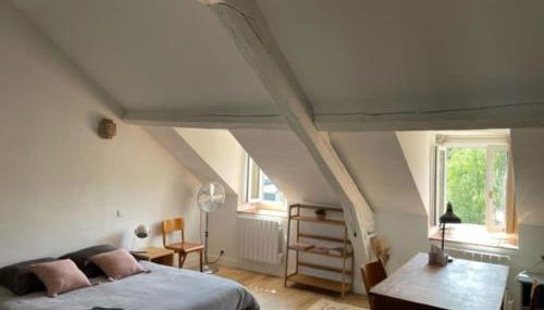 Grande chambre indépendante, charme, calme sur jardin, Nantes centre, accès privé par escalier de l'immeuble, sdb & wc privés, 10 minutes gare et palais des congrès - Photo 2