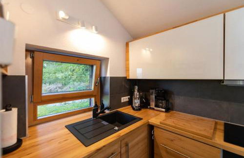 Ferienhaus hoch über dem Taubertal mit fantastischem Weitblick, Dachterrasse, 2000m2 großem Grundstück und Kamin - Foto 31