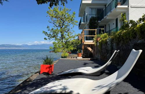 La Villa du Lac - Appartements de vacances - Les pieds dans l'eau - Foto 5