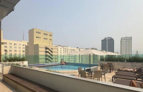 Apartamento completo e moderno com ar condicionado e piscina no centro do RIO - Foto 45