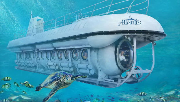 Hop aboard the Atlantis submarine