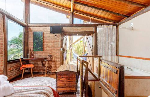 Casa de Hospedes Chalé Rustico com Banheira e Piscina Privativa a 1h de SP Espaço Totalmente Privativo - Foto 27