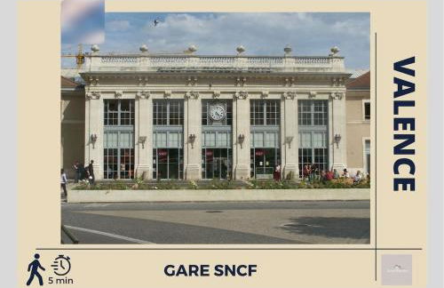 Terrasse privée - Centre Valence - Gare 5 min - Wifi rapide - Foto 23