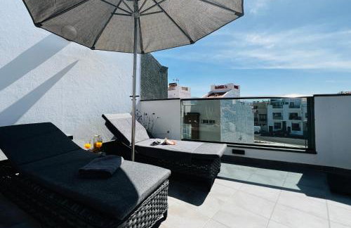 Atlantic Green 3 Apartment, Terrace, Solarium and Spa - Foto 23