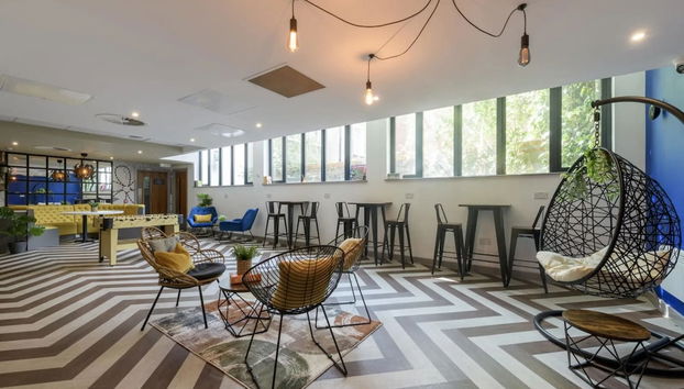 Zona de estar del vestíbulo