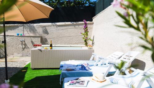 Lovely cosy villa, jacuzzi, nature - Foto 5, Garden, sunbed, Garden view