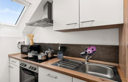 MOLA Apartments-Charmante Ferienwohnung im Herdecke Zentrum für 3 Personen-große Dachterrasse-Grill-Gratis Parken-WLAN - Foto 11