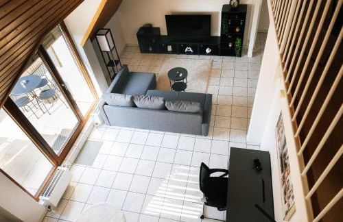 Maisonette-Wohnung Airport Messe Stuttgart - Balkon - Parkplatz - Foto 1