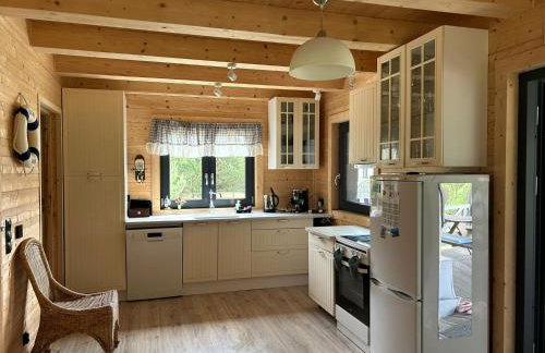 Młyńska Chata - drewniany, całoroczny dom w sosnowym lesie - Foto 5