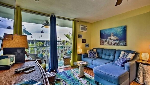 YOUR HAWAIIAN TROPICAL GARDEN VIEW STUDIO - KONA ISLANDER INN CONDOS condo - Foto 3, Habitación