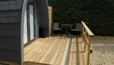 Pine Lodge Posh Glamping With Wood Fired Hot Tub & Big Lincolnshire Skies - Foto 2