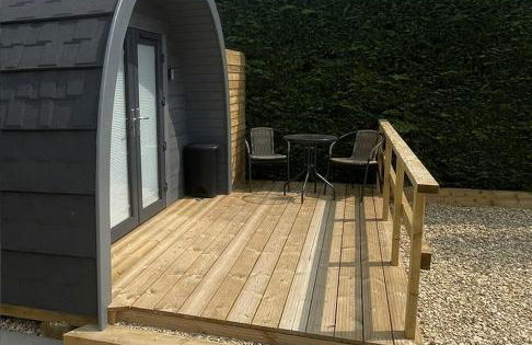 Pine Lodge Posh Glamping With Wood Fired Hot Tub & Big Lincolnshire Skies - Foto 2