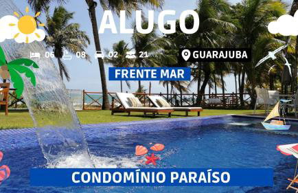 Casa Frente Mar 5 Suítes Guarajuba em Condomínio - Foto 1