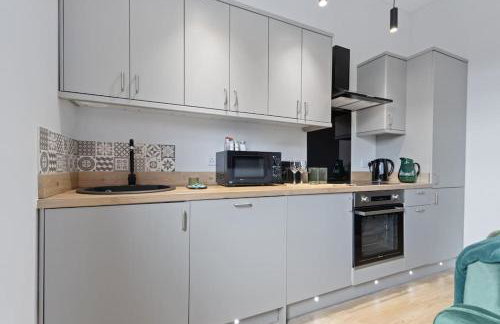 Modern Apartment Spacious Double Bed Off Road Parking Suite 8 - Foto 7