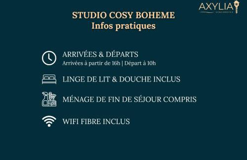 Écrin Bohème au Calme - Idéal Séjour Centre-Ville - Foto 12