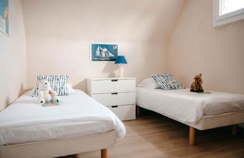 Belle maison pour 8 sur la plage de Kervenni - Foto 11