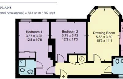 Luxury 2 Bed Apt, Sleeps 4, Secure PRKG-1 Car, Ascot Racecourse 5min walk, Legoland & Lapland 8mins, Windsor 15mins - Foto 6
