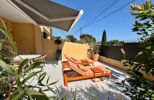 A 5 min à pied de la plage et 10 min du port, T2 vue mer avec vaste terrasse et parking privé - prestations haut de gamme - Foto 20