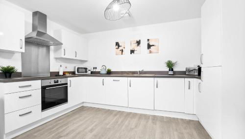 Stylish Apartment - Twin Beds - Parking - Fast Wi-Fi 9CC - Foto 4, stove, toaster