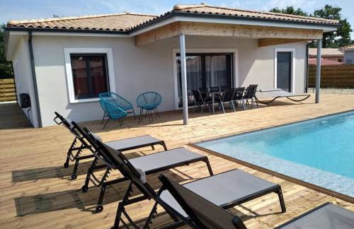 L'Océane Villa 8 pers. PISCINE CLIM WIFI océan - Foto 17
