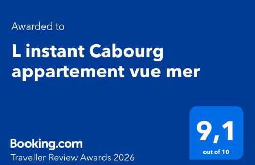 L instant Cabourg appartement vue mer - Photo 13