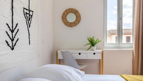 ABEILLE - 2 chambres et 1 canapé-lit, 1er étage, parking - Foto 5