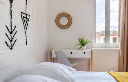 ABEILLE - 2 chambres et 1 canapé-lit, 1er étage, parking - Foto 5