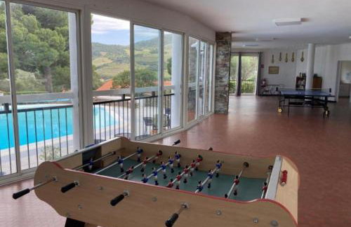 LA KABANA Collioure - Studio avec parking, piscine, balcon vue mer et climatisation a 500 m a pied des plages et du centre - Foto 5