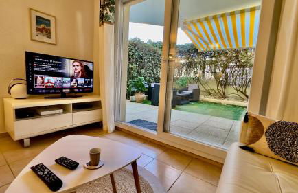 Regent Côte d'Azur air-conditioned, pool, garden & parking - Foto 9