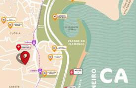 Studio na zona cultural do Rio! A/C, Wi-Fi, TV - Foto 36