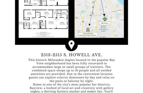 6BR Spacious Bay View Duplex, Sleeps 12, Near DT - Foto 49