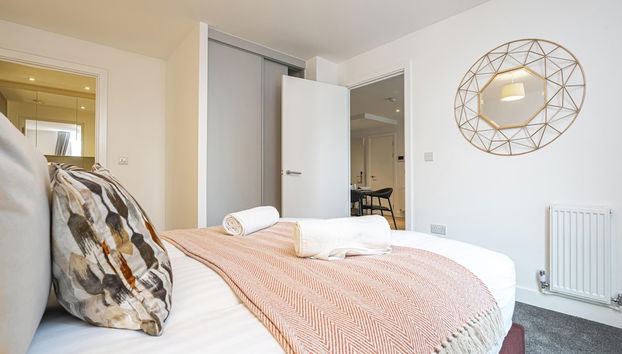 Waterside Flat in Central Leeds - Foto 2, Habitación