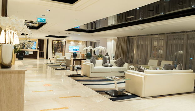 Sala de estar do lobby