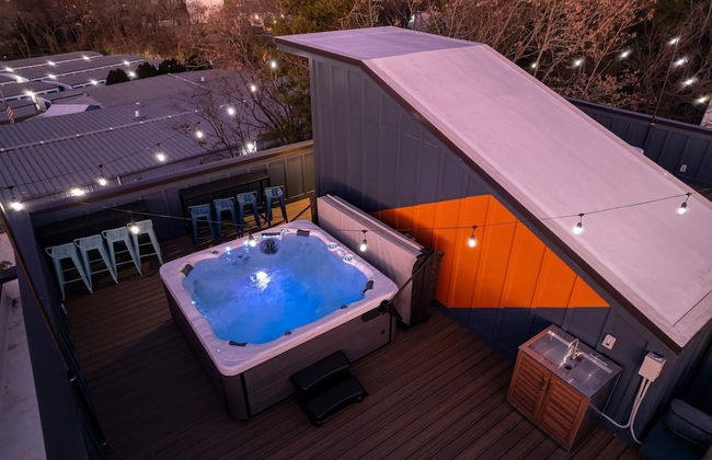 Luxury Hot tub Rooftop Deck Game Room Nashville - Foto 54