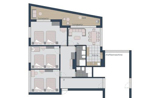 Große Wohnung mit Balkon nahe München - Foto 4