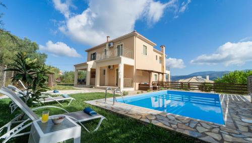 Belle Helens Villa Kefalonia - Foto 2, Garden, sunbed, Garden view