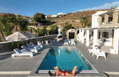 Villa "Kalli" with private pool - beachfront - Kalo Livadi - Foto 4