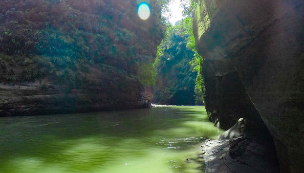 Canyon of the river Güejar